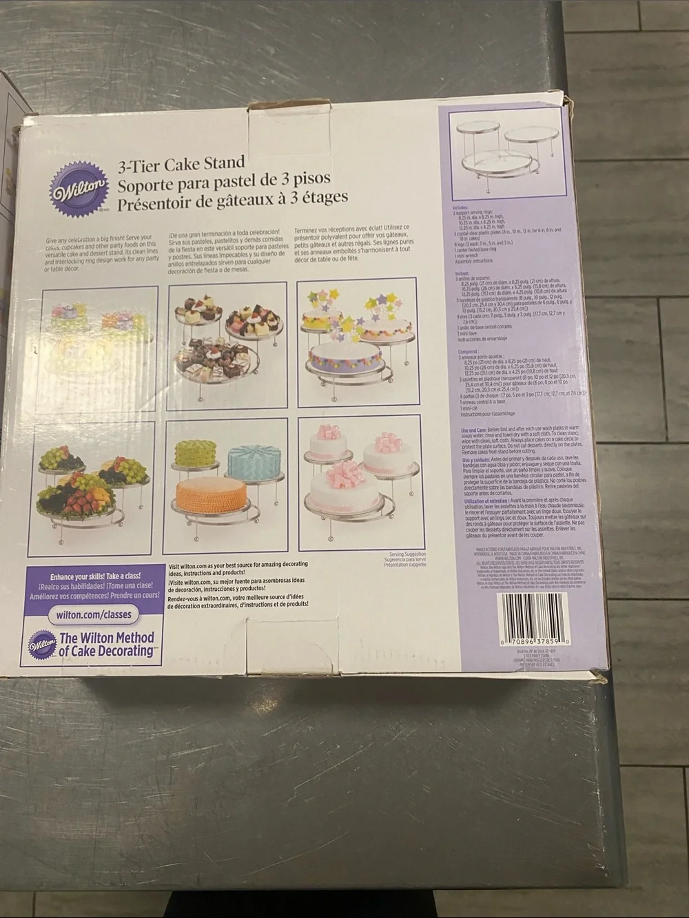 Wilton 3-Tier Cake Stand Brand New in box.